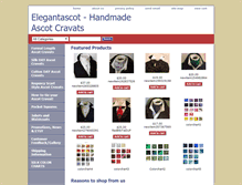Tablet Screenshot of elegantascot.com